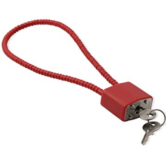 15" Cable Gun Lock - Red - Picture 3 of 4